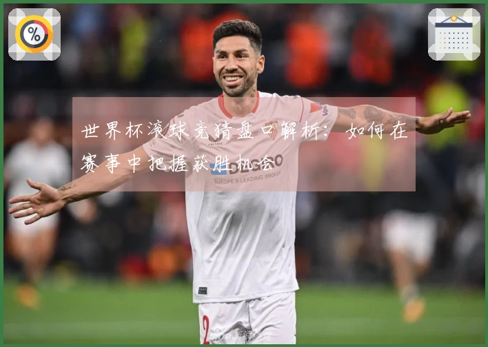 世界杯滚球竞猜盘口解析：如何在赛事中把握获胜机会